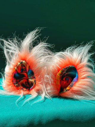 Cremesicle & DMT Furry Clip-On Ears